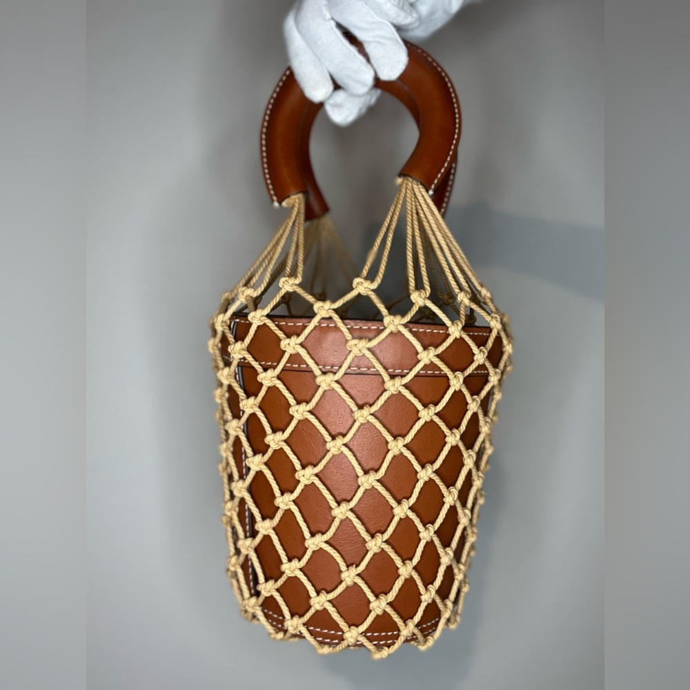 Staud Moreau Leather Bucket Bag - Brown NWOT R$395 - Picture 7 of 9